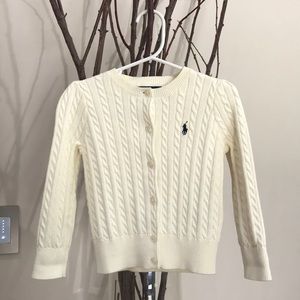 Ralph Lauren | Girls Cable-Knit Cardigan